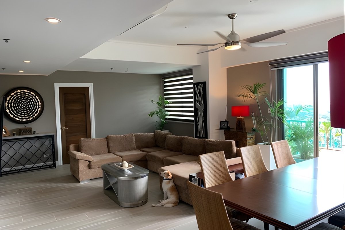 3. Fully Furnished 3-Bedroom Executive Condo with 2 Parking Slots Citylights Garden Cebu Balcony view of the 3-bedroom condo for sale in Cebu City