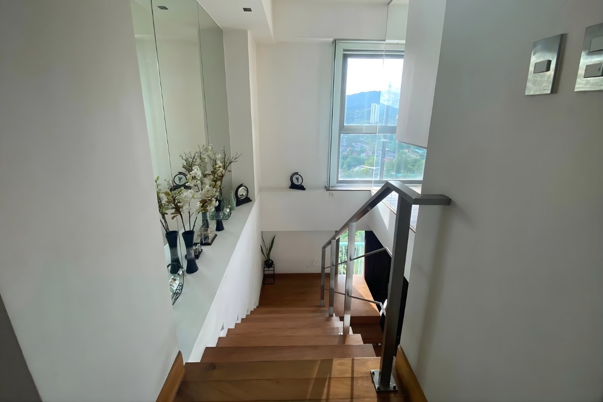 Luxury Penthouse Condominium with City Views Citylights Gardens, Cebu City (21) Living area of the 2-bedroom penthouse for sale in Cebu City