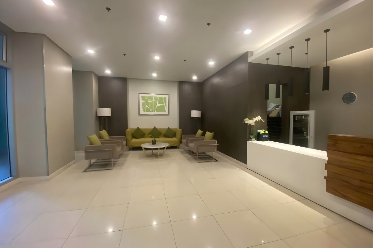 Studio Unit For Rent in Avida Riala Tower 1 (1) Living area of the condo for sale in Cebu City