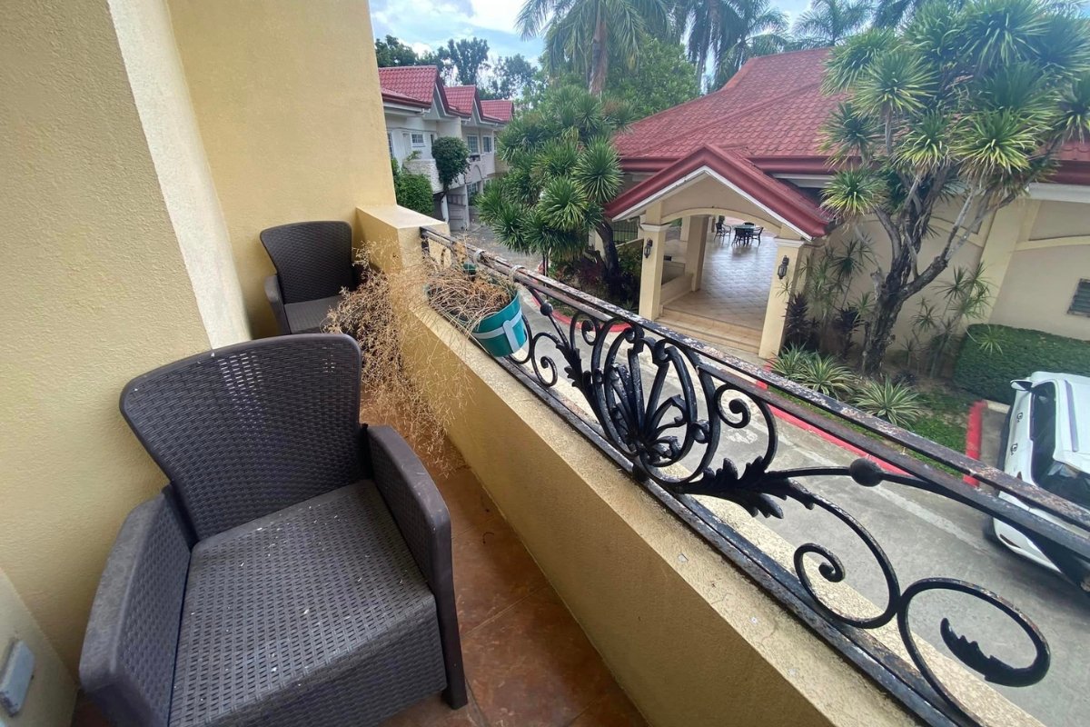 Villa Terrace Duplex House (14) Balcony view of the 3-bedroom house for sale in Mandaue